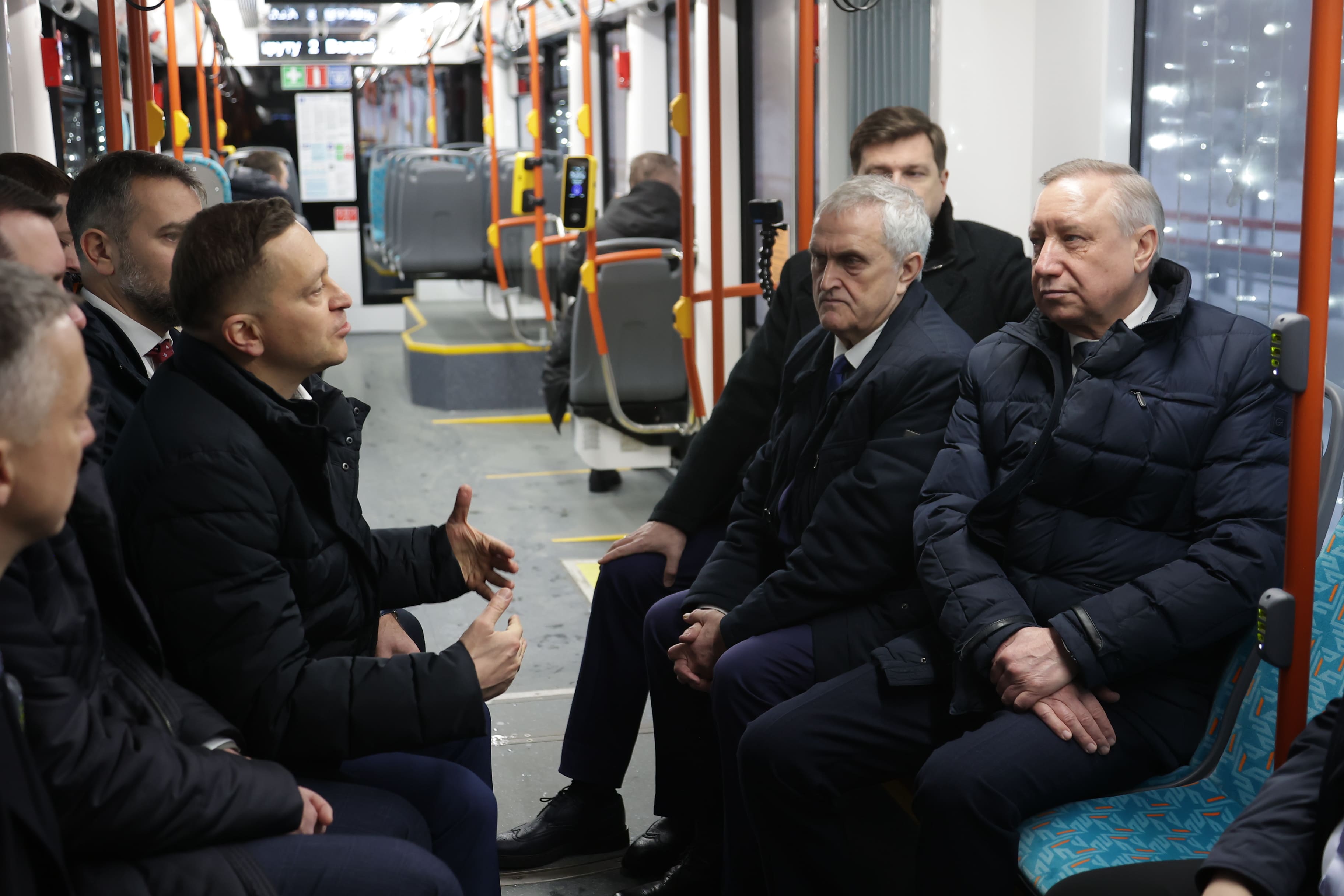 Губернатор Александр Беглов дал старт движению трамвайной линии «Славянка»