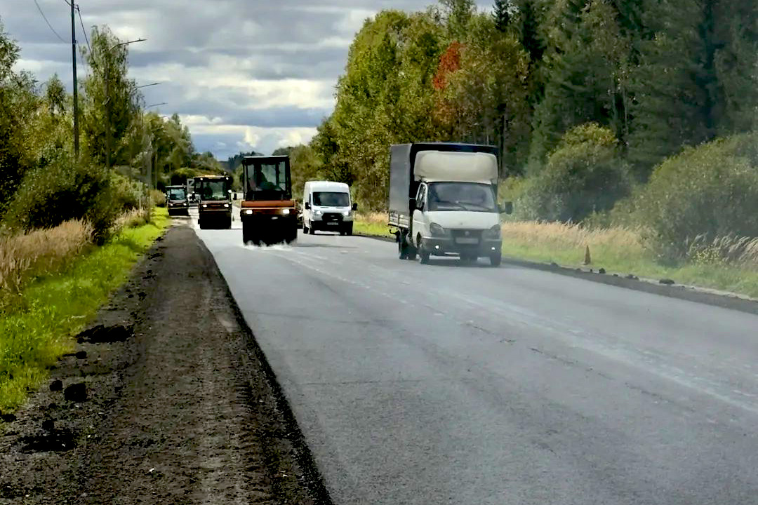 Дорожники укрепили трассу Кинешма – Юрьевец – Пучеж – Пурех 
